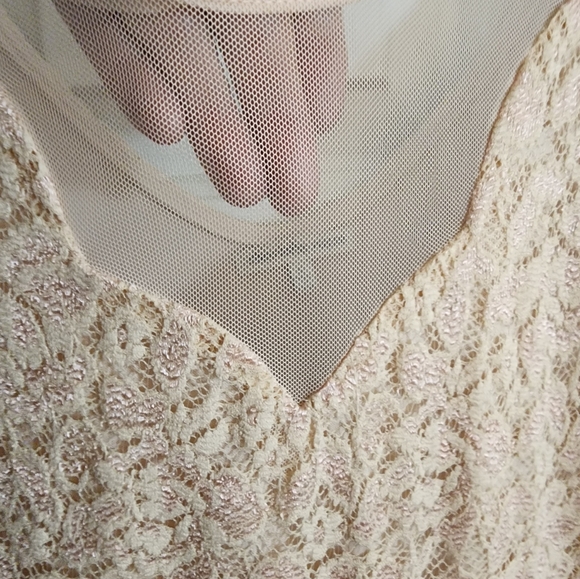 LACE Light Pink Charlotte Russe Mini Dress - Picture 5 of 6